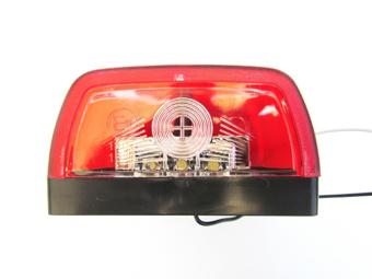 15x12 Lampa numar LED 24V cu pozitie rosie