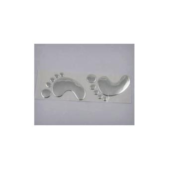 Abtibild  "DOUA TALPI" culoare Argintiu Cod:DZ-68