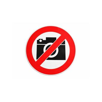 Abtibild fotografiatul interzis auto decorativ pentru exterior si interior Cod: YGT-11
