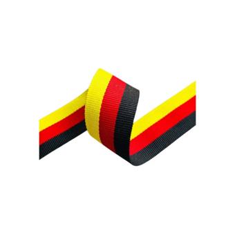 Banda pentru centura de siguranta auto culoare Negru/ Rosu/ Galben , latime 46mm Cod: FST-CENT5