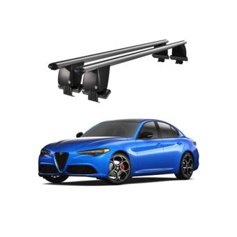 Bare portbagaj trans. aluminiu  Alfa Romeo Giulia 2016-> argintii sau negre Cod: CB200101 Kit-109