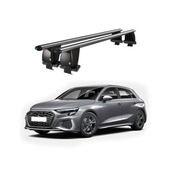 Bare portbagaj trans. aluminiu  Audi A3 8Y Sportback 2020-> argintii sau negre Cod: CB200101 Kit-105