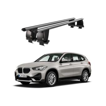 Bare  portbagaj trans. aluminiu  BMW X1 F48 2019-> argintii sau negre Cod: CB200101 Kit-101