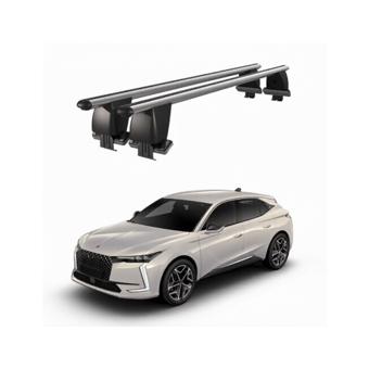 Bare transversale portbagaj auto aluminiu compatibile plafon neted DS 4 Mk2 2021-> argintii sau negre Cod: CB200101 Kit-105