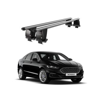 Bare transversale portbagaj auto aluminiu compatibile plafon neted Ford Mondeo 2014-> argintii sau negre Cod: CB200101 Kit-101
