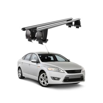 Bare transversale portbagaj auto aluminiu compatibile plafon neted Ford Mondeo III Liftback 2007-2014 argintii sau negre Cod: CB200101 Kit-109