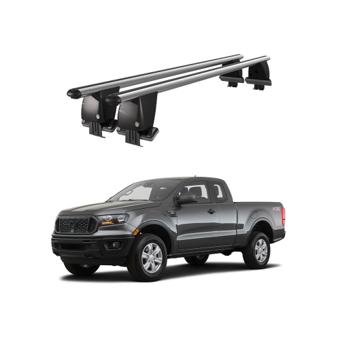 Bare transversale portbagaj auto aluminiu compatibile plafon neted Ford Ranger 2011-> argintii sau negre Cod: CB200101 Kit-108