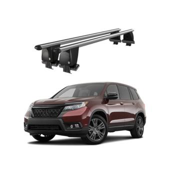 Bare transversale portbagaj auto aluminiu compatibile plafon neted Honda Passport III 2019-> argintii sau negre Cod: CB200101 Kit-108