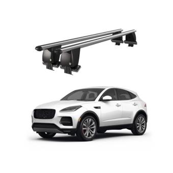 Bare transversale portbagaj auto aluminiu compatibile plafon neted Jaguar E-Pace X540 2017-> argintii sau negre Cod: CB200101 Kit-102