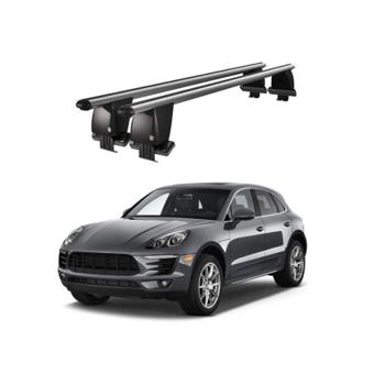 Bare transversale portbagaj auto aluminiu compatibile plafon neted Porsche Macan 95B 2013-> argintii sau negre Cod: CB200101 Kit-102