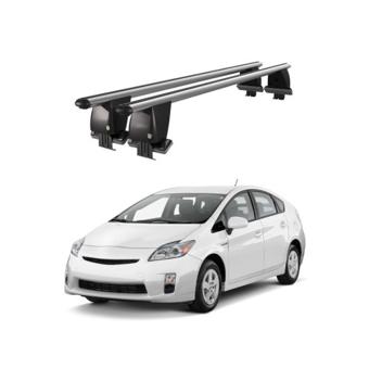 Bare transversale portbagaj auto aluminiu compatibile plafon neted Toyota Prius III XW30 2009-2015 argintii sau negre Cod: CB200101 Kit-108