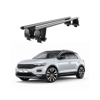 Bare  portbagaj trans. aluminiu  Volkswagen T-Roc A1 2018-> argintii sau negre Cod: CB200101 Kit-108