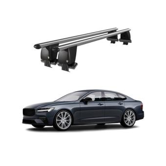 Bare  portbagaj trans. aluminiu  Volvo S90 2016-> argintii sau negre Cod: CB200101 Kit-105