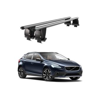 Bare  portbagaj trans. aluminiu  Volvo V40 2016-> argintii sau negre Cod: CB200101 Kit-104