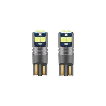 Bec T10 6SMD 3030 12V Canbus 400 lumen Lumina alba Cod: HH022