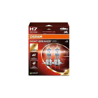 Bec auto H7 12V 55W Night Breaker +220% OSRAM Cod: 399579