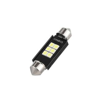 Bec sofit 31mm 6SMD 3030 12V  Canbus 300 lumen Lumina alba Cod: HH031