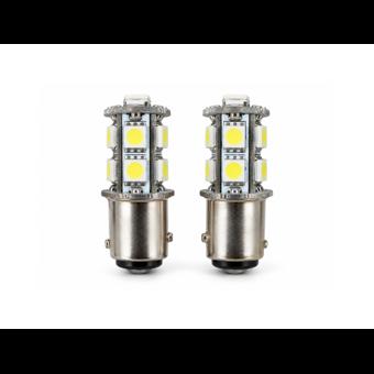 Becuri LED ART P21/5W BAY15D TN Canbus 2 faze 13 SMD 24V lumina alba set 2 bucati