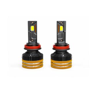 Becuri LED H11 CANBUS cu control prin aplicatie Bluetooth 90W 15000 lumeni 3000K-8000K 12-24V Cod: LX-V88APP-H11