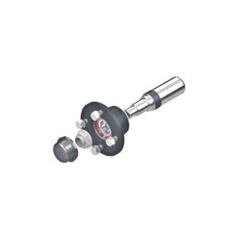 Butuc roata remorca 4x100 cu ax si accesorii complet Cod: CW-0203B
