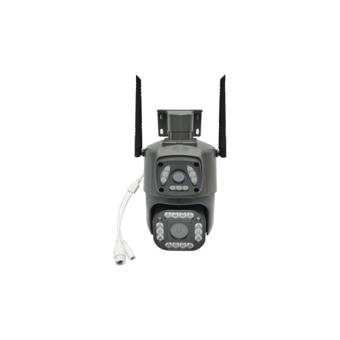 Camera de supraveghere lentila duala 4MP 1080P P2P WiFi 2.4GHz PTZ detectie umana V380 Pro Cod: DISMN54