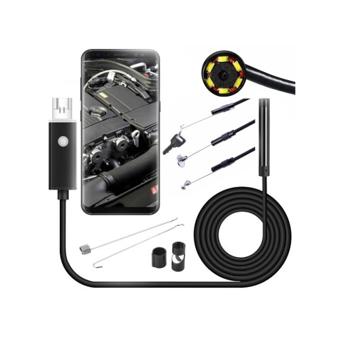 Camera endoscop USB-C 5.5mm impermeabila 5m cu LED reglabil