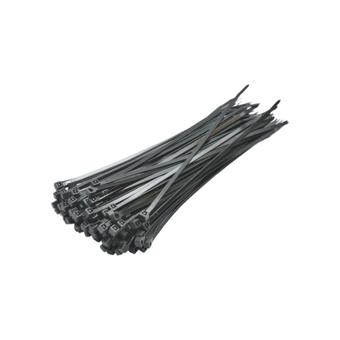 Coliere plastic negre 3.6x200 mm set 100 bucati  Cod: DISMT60