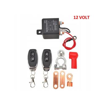 Comutator deconectare baterie auto 12V 200A cu telecomanda si functie antifurt Cod: IN0353