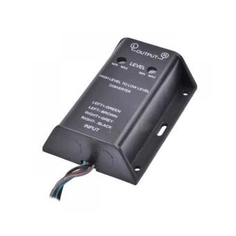 Convertor semnal audio auto Hi Low pentru amplificator cu iesire RCA reglabila Cod: 30.5000-02