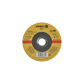 Disc abraziv pentru debitat metale 125x1x22mm Vorel Cod: 08631