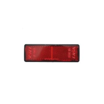 Dreptunghi reflectorizant  rosu spate 90x32mm Cod: DISDC43