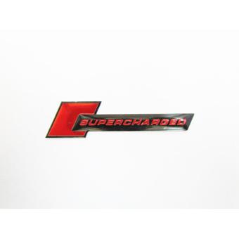 Emblema Supercharged culoare Rosu Cod:TS-105