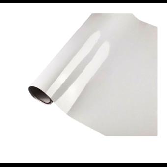 Folie auto PET Premium alb lucios pentru colantare caroserie cu tehnologie anti-bule 16m x 1.52m Cod: SP015X