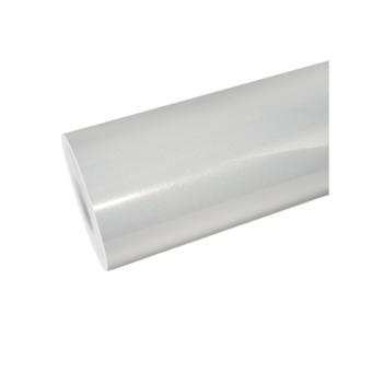 Folie auto PET Premium alb metalizat pentru colantare caroserie cu tehnologie anti-bule 16m x 1.52m Cod: SP802M