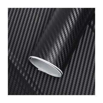 Folie carbon 3D neagra cu tehnologie anti-bule 1.5m x 9m Cod: CF-10BL / MQ-05
