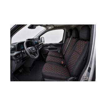 Huse auto compatibile  Ford Custom 2025-> spatar bancheta fractionat Premium Imitatie Piele Romb