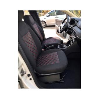 Huse  auto compatibile Dacia Jogger 2021-> 7 locuri spatar bancheta fractionat Premium Imitatie Piele Romb