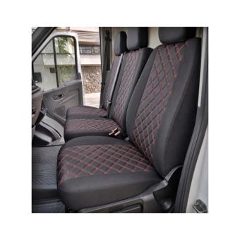 Huse auto compatibile Ford Transit 2013-> 2+1 Premium Imitatie Piele Romb