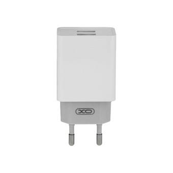 Incarcator retea 2.4A cu 2 USB alb Cod: XO-L65EU