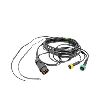 Instalatie electrica cablaj remorca 12V cu fisa 7 pini si 2 mufe baioneta 5 pini 2x4.5m si 2x2.5m Fristom  Cod: 045-025