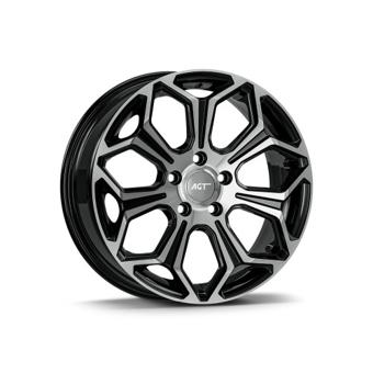 Jante AGT 16x6.5 ET40 5x112 diamond cut compatibile Volkswagen Mercedes Seat Skoda Cupra Cod: AGT 16263-1177