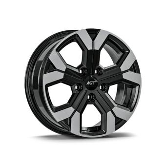 Jante AGT 17x6.5 ET40 5x114.3 diamond cut compatibile Dacia Renault Nissan Toyota Cod: AGT 17260-0193