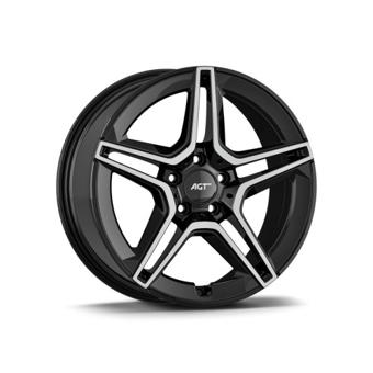 Jante AGT 17x7.5 ET38 5x112 diamond cut compatibile Mercedes Volkswagen Audi Seat Skoda Cupra  Cod: AGT 17273-1114
