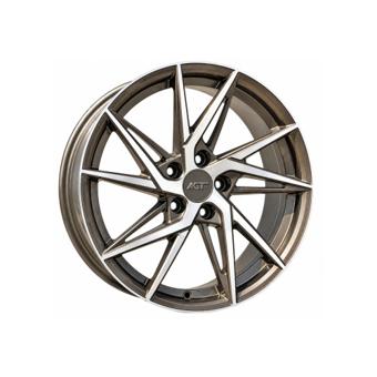 Jante AGT 18x8 ET35 5x114.3 bronz polish mat compatibile Dacia Renault Toyota Nissan Infinity Mitsubishi Suzuki Cod: AGT 18259-0180