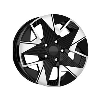 Jante DY1846 KM 16x6.5 5x114.3 ET35 diamond cut compatibile Dacia Renault Nissan Toyota