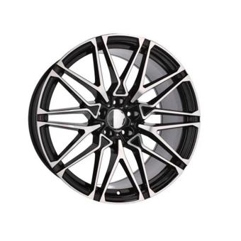 Jante DY342 DY343 KM 21x9.5 fata 21x10.5 spate 5x112 ET37 ET43 negru polish diamond cut compatibile BMW Cod: DY342 DY343