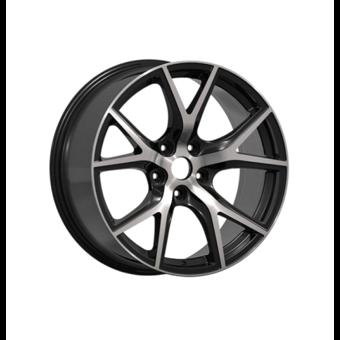Jante PDW 18x7 5x112 ET35 negru polish compatibile MG, MINI, Cupra, Audi, BMW, Volkswagen, Mercedes, Skoda, Seat Cod: L85153F07