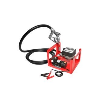 Kit pompa transfer motorina 12V, debit 40L/min cu contor, furtun aspiratie 1,5m, furtun transfer 4m si pistol Breckner Germany Cod: BK87750