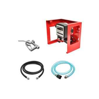 Kit pompa transfer motorina 12V debit 40L/min cu contor furtun aspiratie 1.5m furtun transfer 4m si pistol   Cod: BK87750