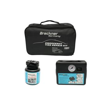 Kit reparatie pana anvelope cu compresor aer 12V si solutie etansare 450 ml  Cod: BK91044